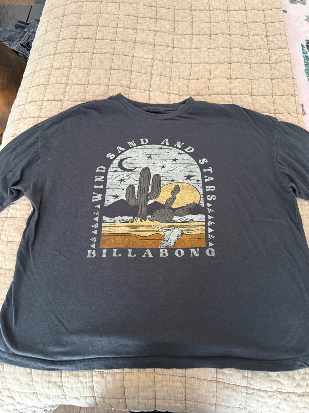Billabong Women’s Desert Graphic T‑Shirt in Charcoal